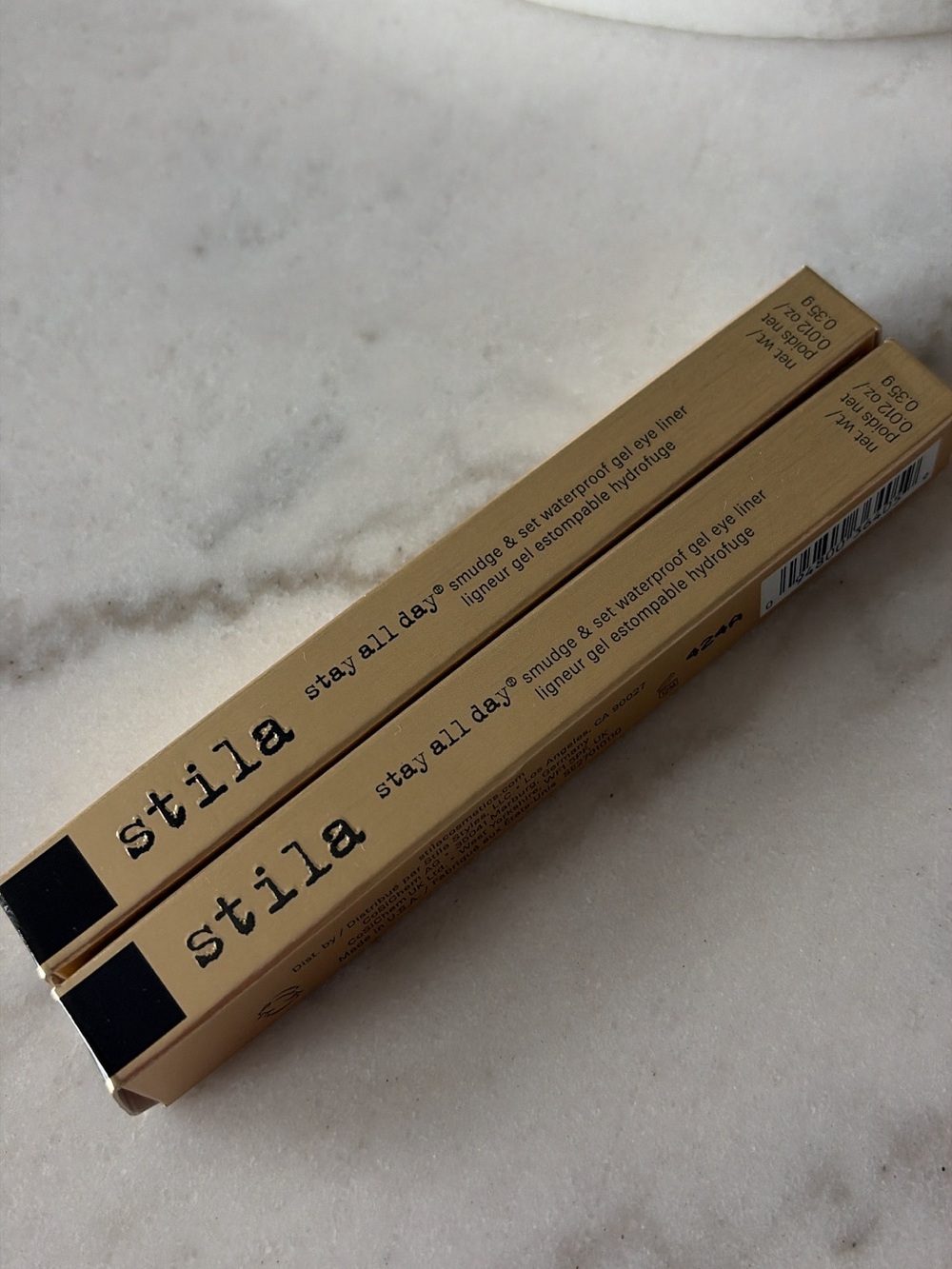Stila Stay All Day Waterproof Gel Eye Liner - x 2